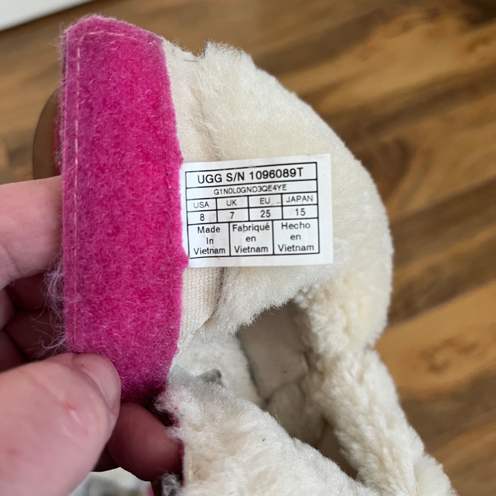 UGG Keelan Pink Boots Toddler Size 8 - Picture 3 of 6